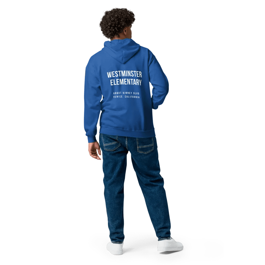 ADULT UNISEX 'WESTMINSTER ELEMENTARY' ZIP UP HOODIE product image (5)