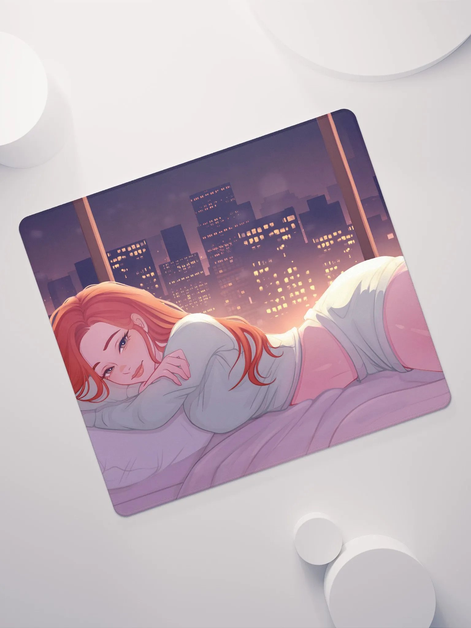Cuddly Cityscape Gaming Mouse Pad product image (7)