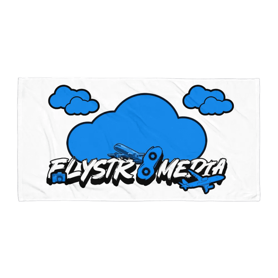Flystr8media Towel (White) product image (1)