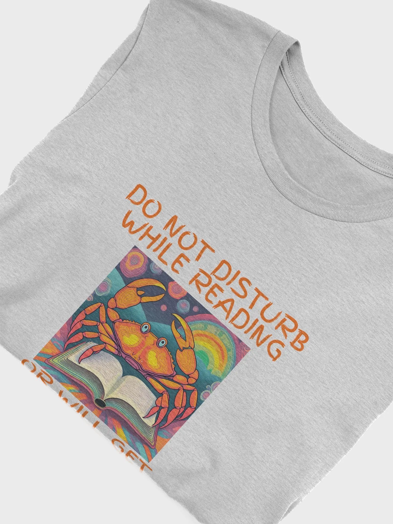 Do Not Disturb While Reading Crab T-shirt product image (51)