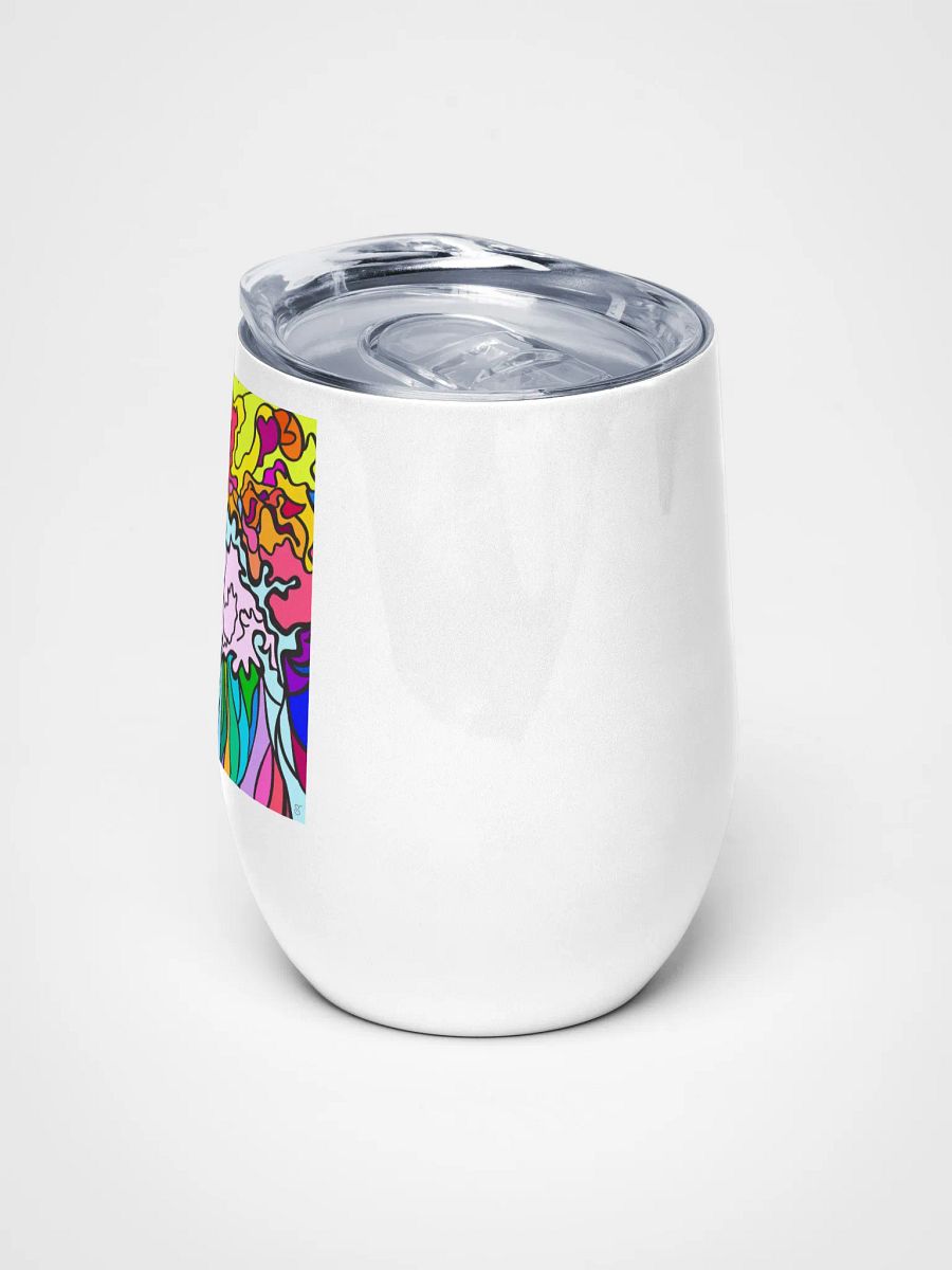 Spirited Swirls Wine Tumbler - Wave at Sunset product image (5)