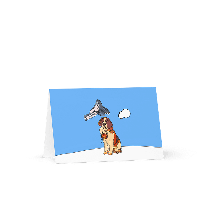 Saint Bernard Greetings Card product image (1)