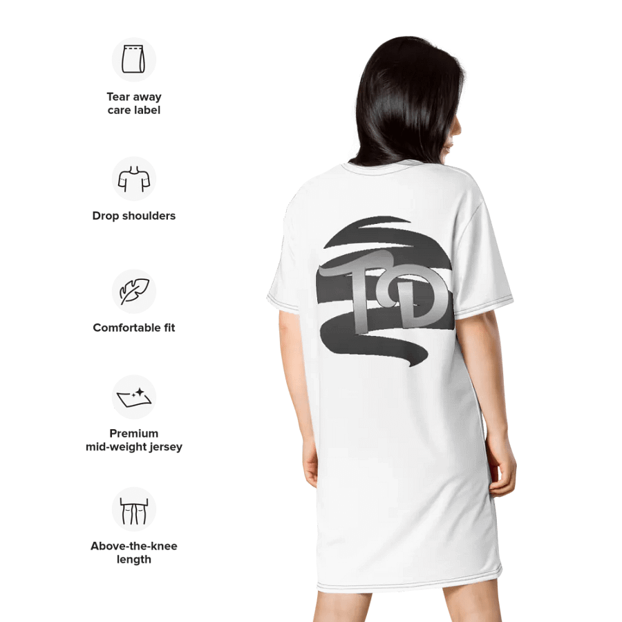 Robe t-shirt à imprimé intégral TD product image (8)