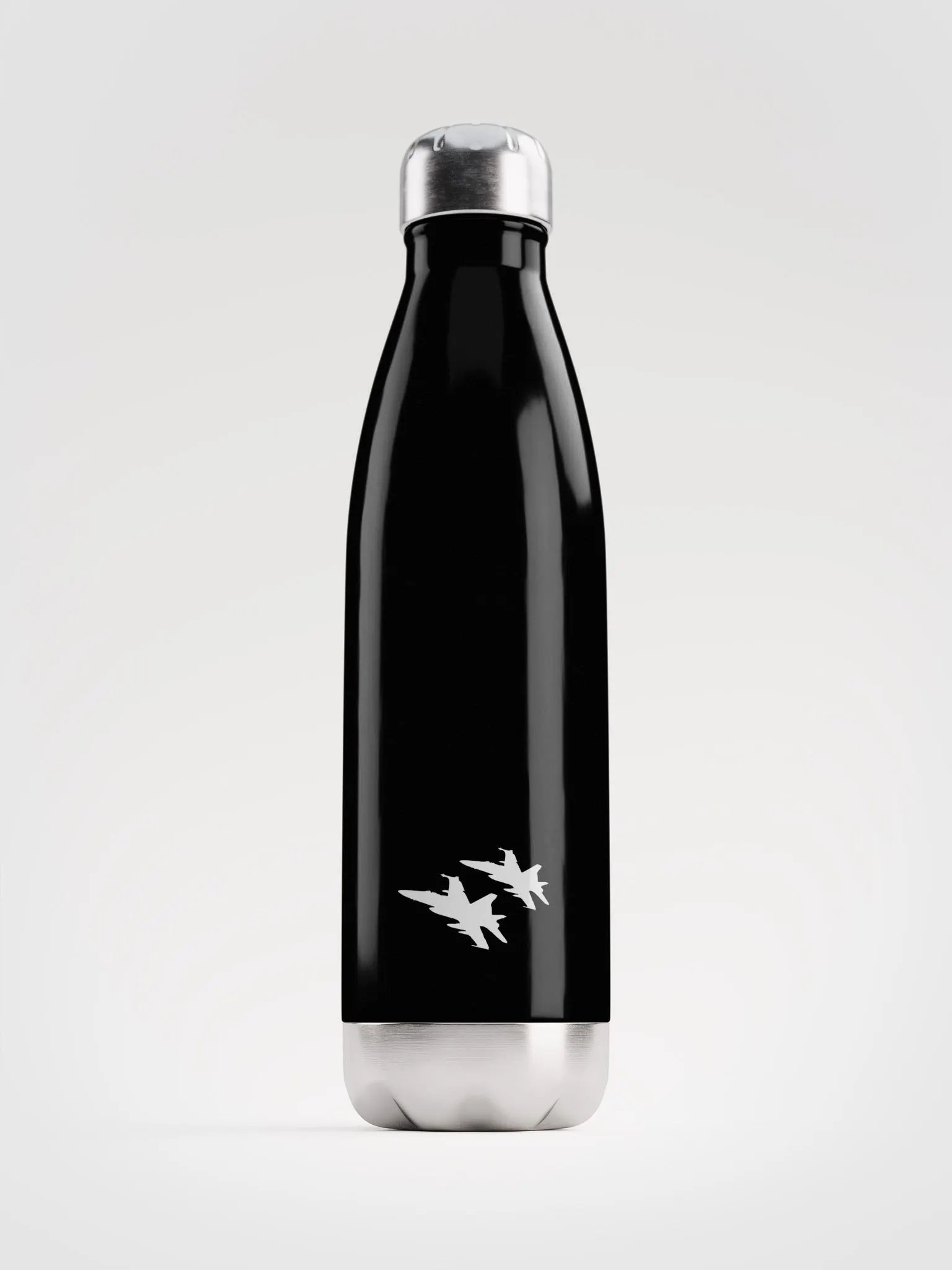 Twin Hornets Logo Water Bottle product image (1)