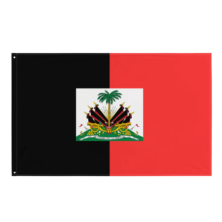 Black and Red Duvalier's Flag product image (1)
