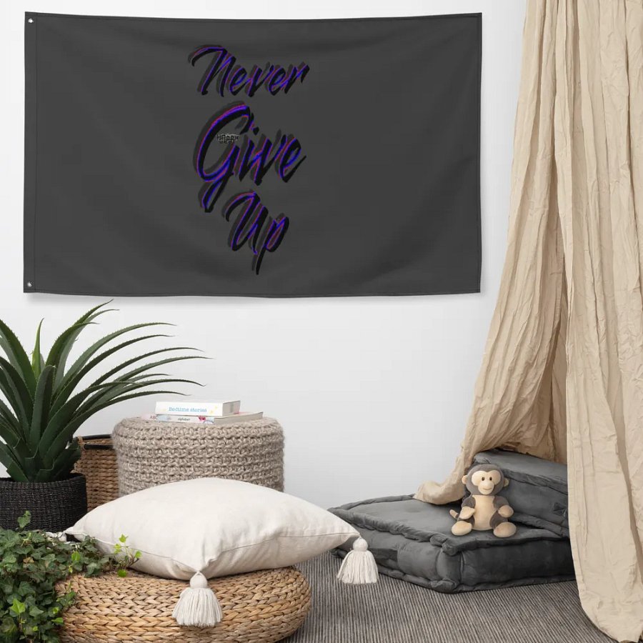 Never Give Up - Eclipse - Flag product image (5)