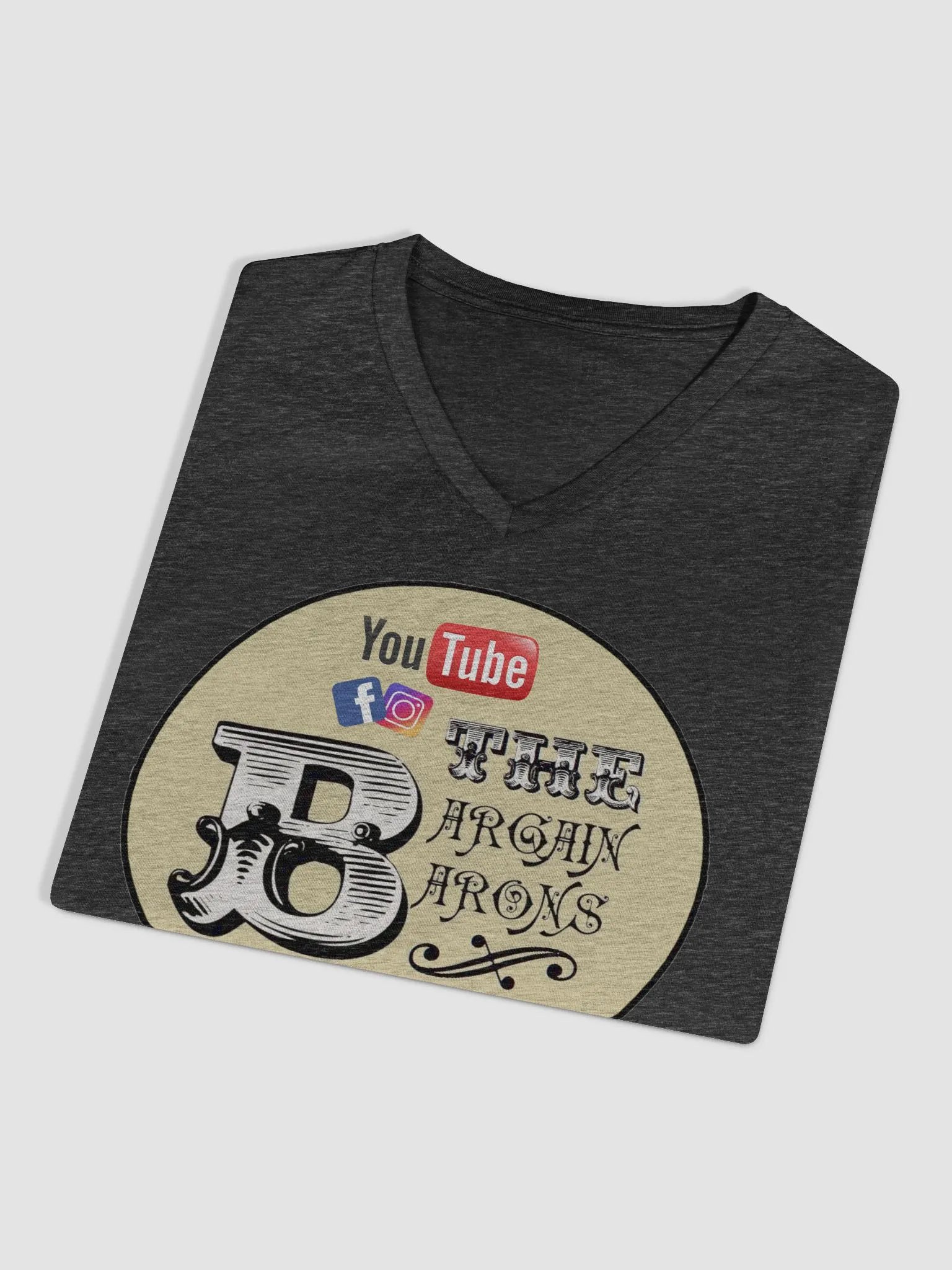 BARGAIN BARONS LOGO (Ladies' V-Neck) product image (18)