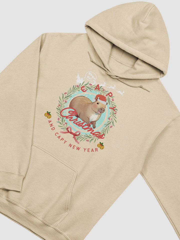 Cappy Christmas Capybara Hoodie product image (101)