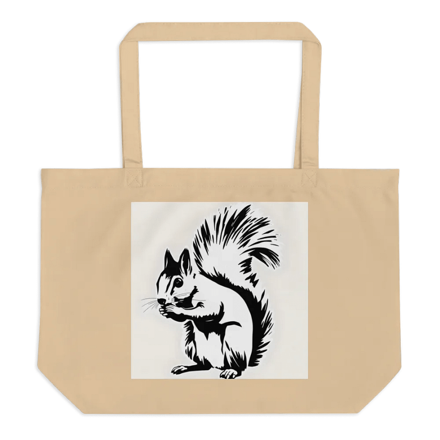 Stylish Squirrel Organic Tote Bag product image (1)