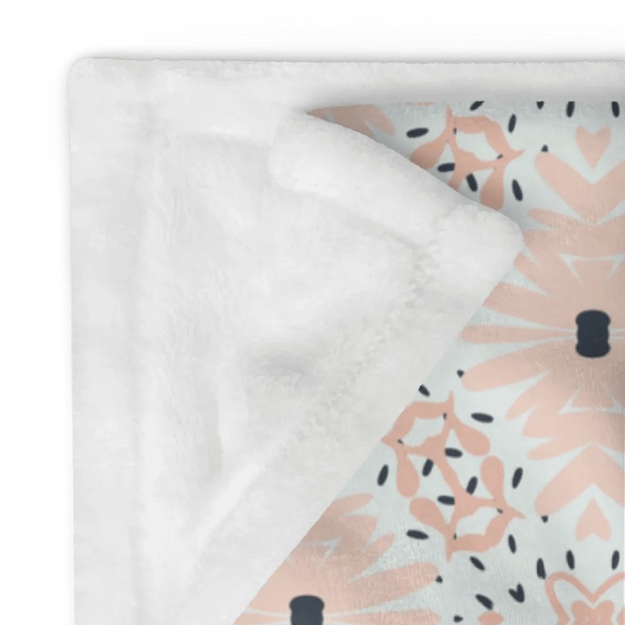 Pink Floral Blanket product image (3)
