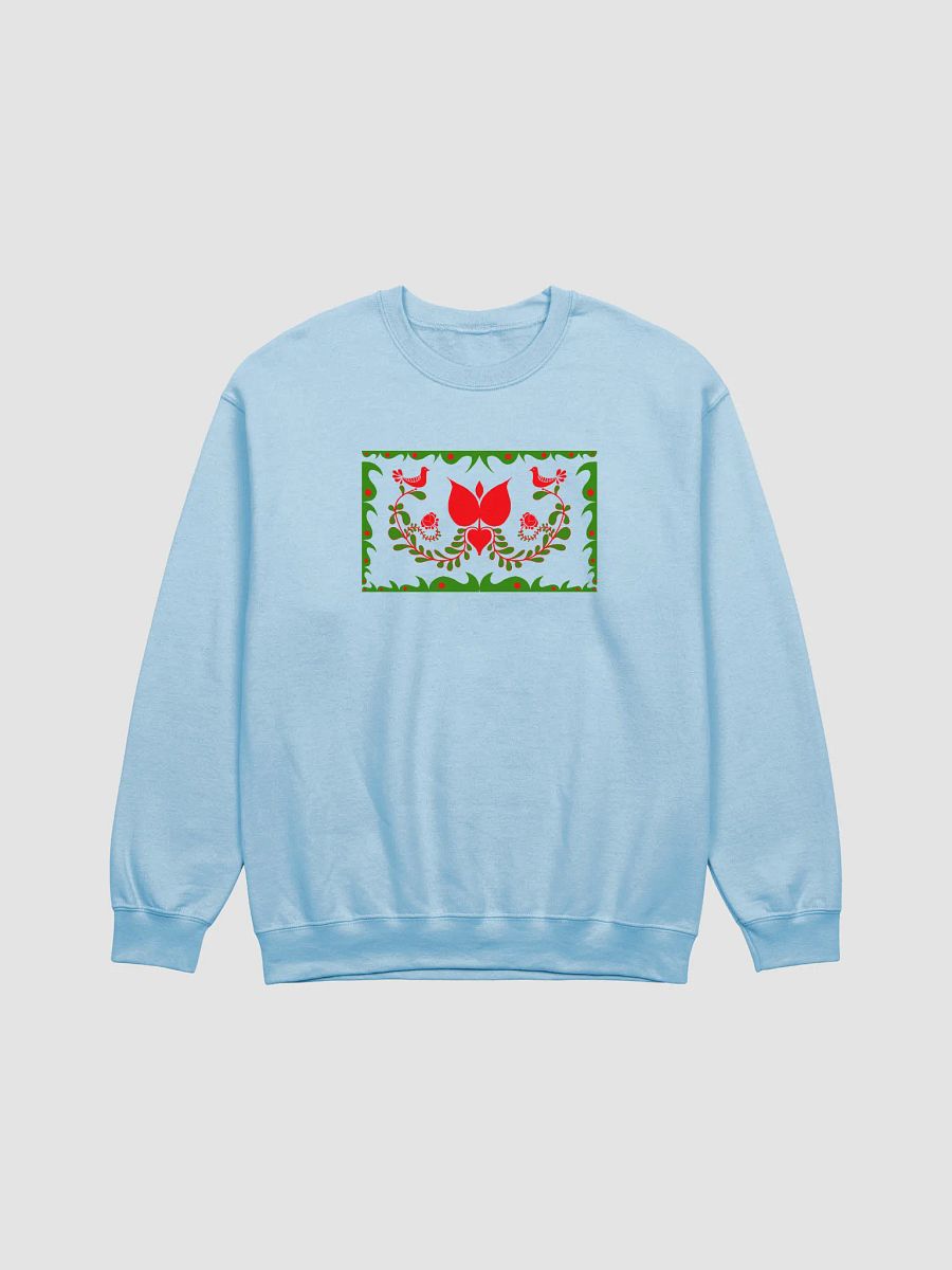 Hungarian Folk Art Sky Blue Sweatshirt product image (1)