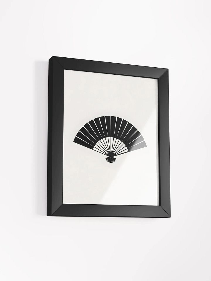 Abstract Fan Framed Print | Minimalist Decorative Wall Art product image (2)