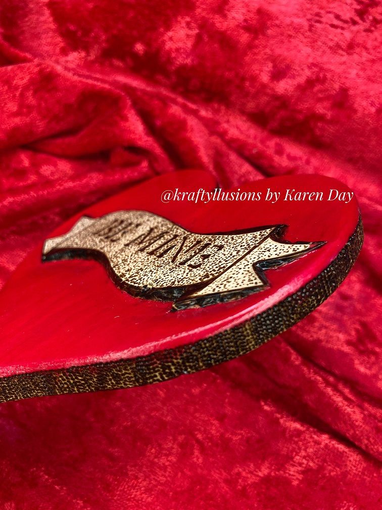 Banner Be Mine Carved Ornament product image (2)