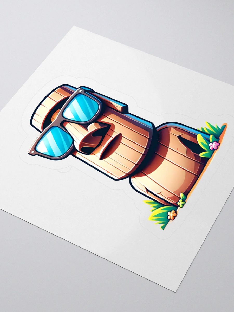 Chill Moai Sticker product image (3)
