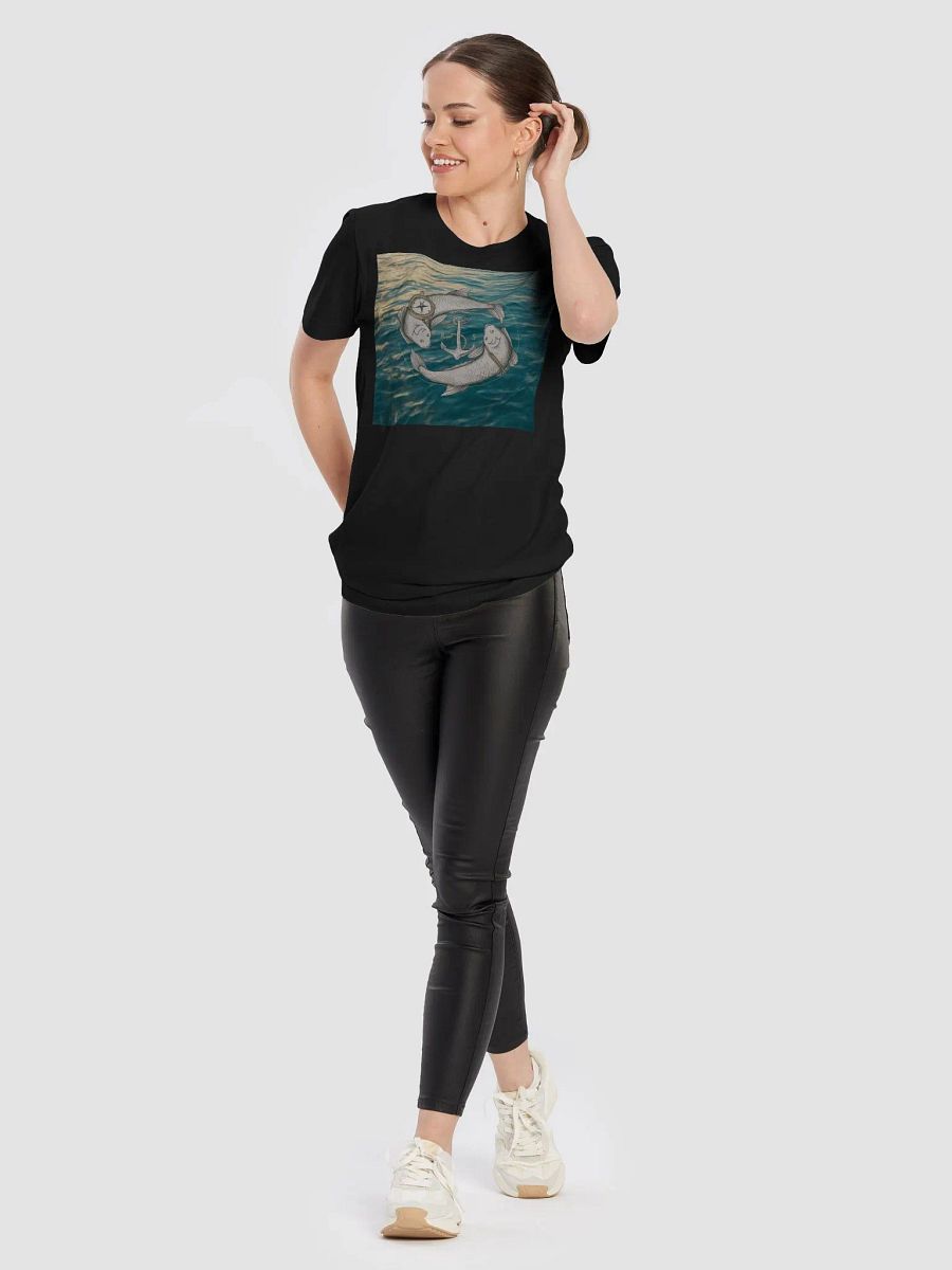 Pisces Zodiac Unisex T-Shirt - Anchor Design product image (10)