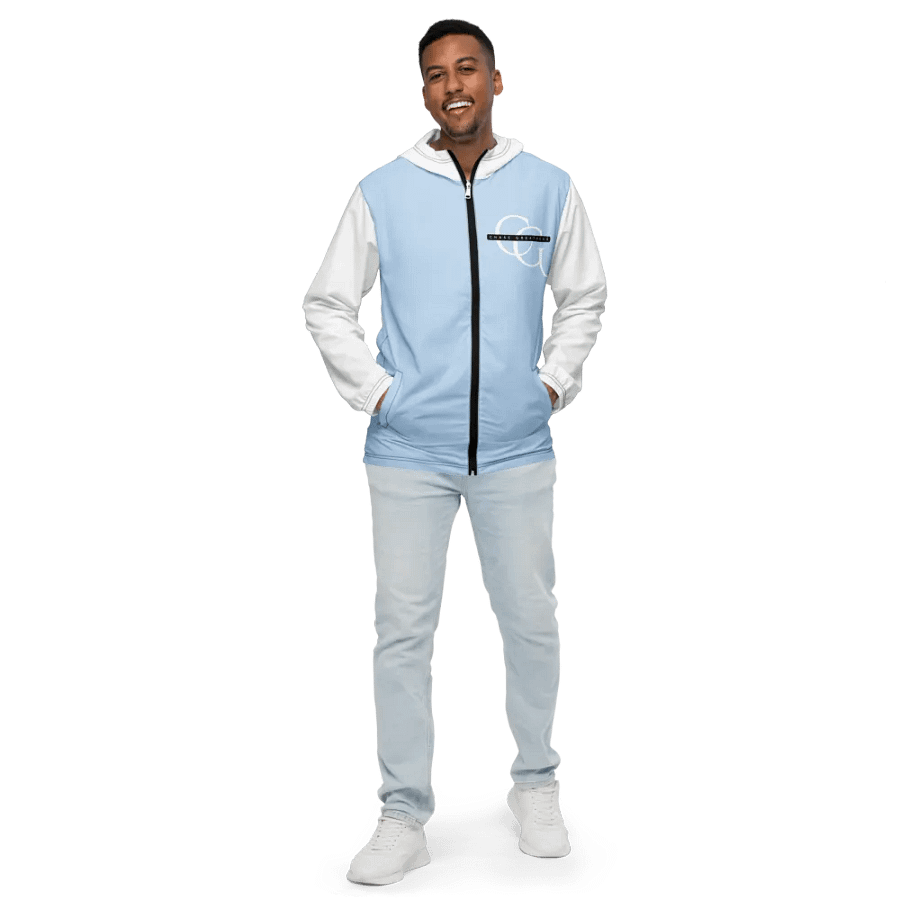 CG Light Blue Windbreaker White Sleeves product image (1)