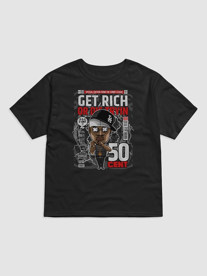 Get Rich or Die Tryin' Cartoon T-Shirt by Champion® product image (1)