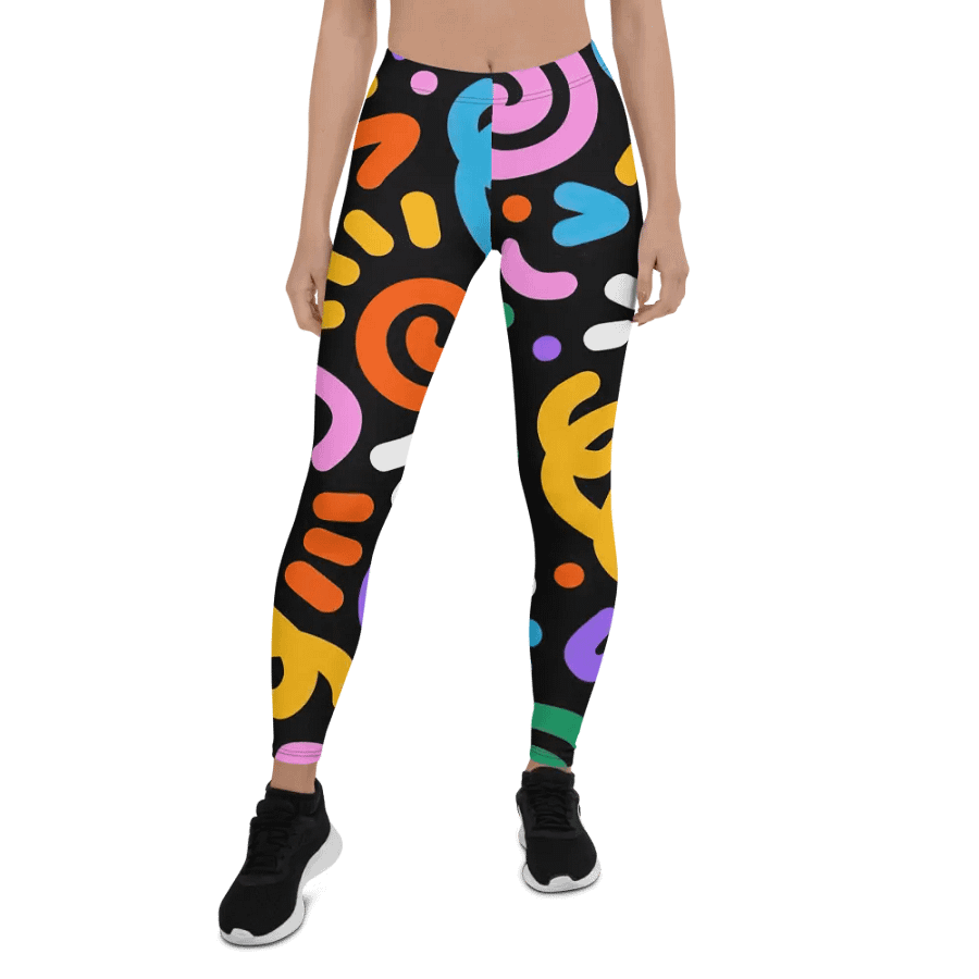 Whimsical Spirals All-Over Leggings product image (1)