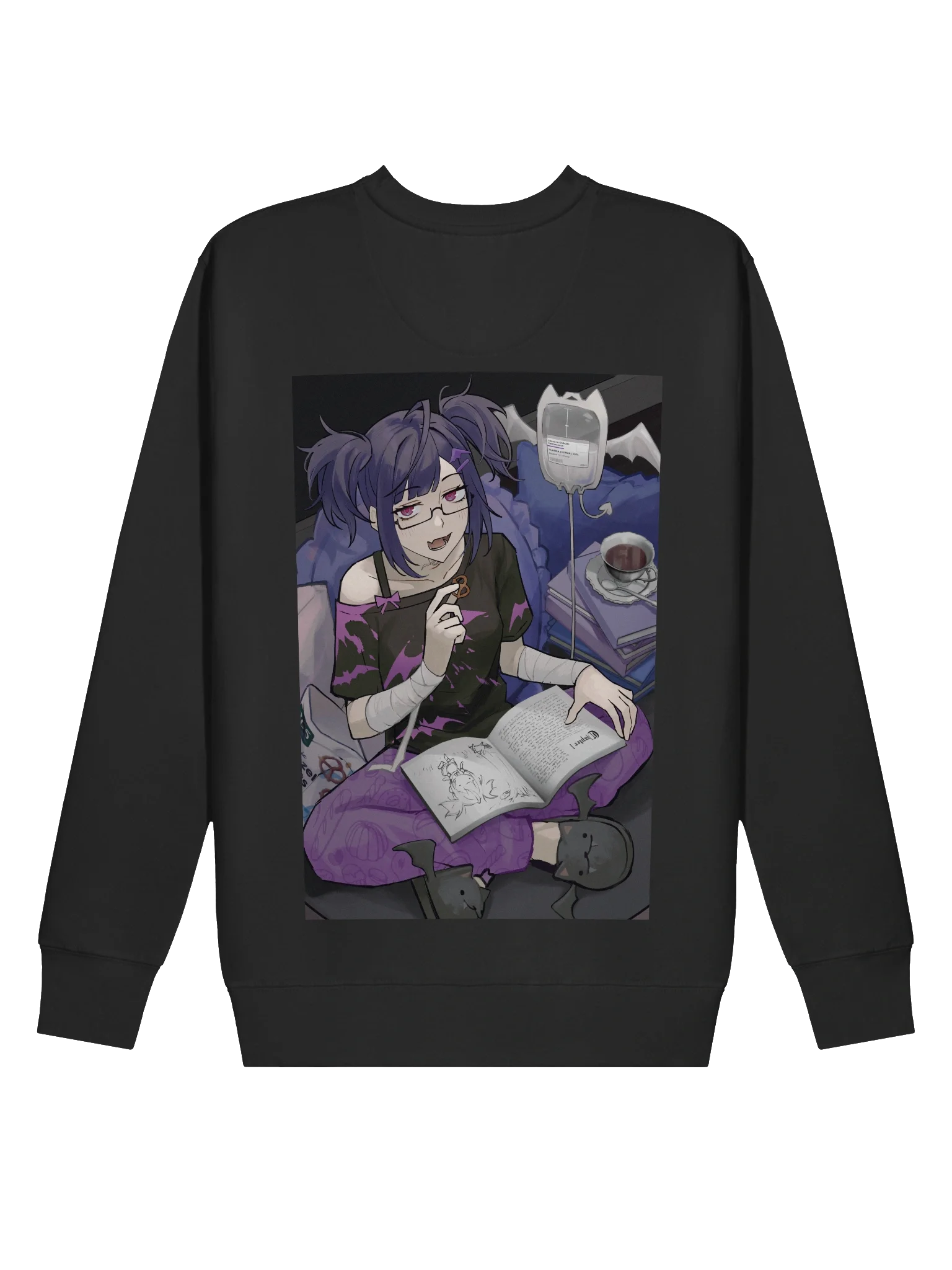 Cozy Infusion Day Rye Crew Sweatshirt (Back Design) product image (5)