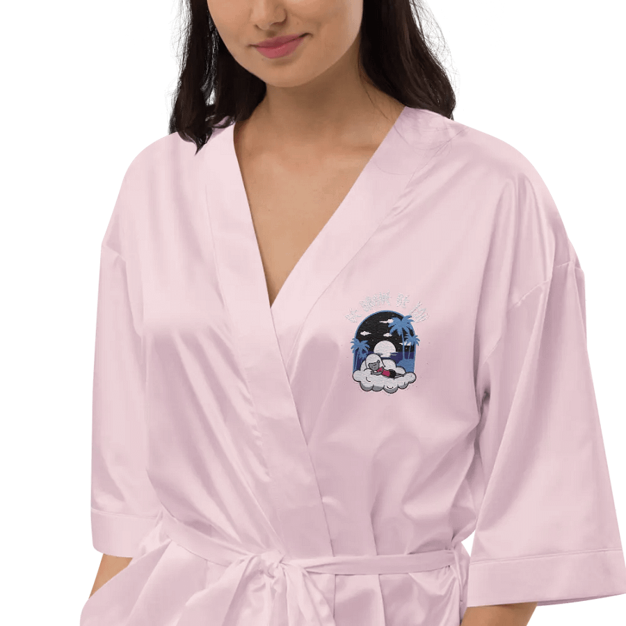 Cloudy Night BBBY Satin Robe Embroidered product image (18)