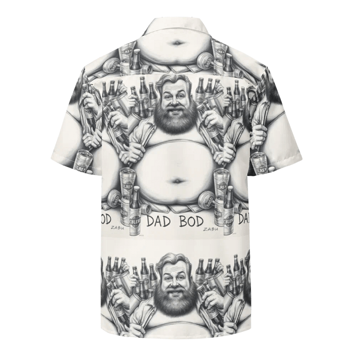 Dad Bod Delight Hawaiian Shirt product image (2)