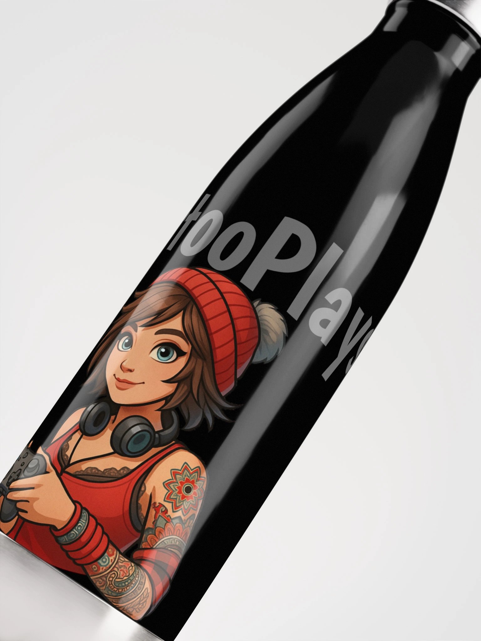 TattooPlays stainless steel Bottle product image (5)