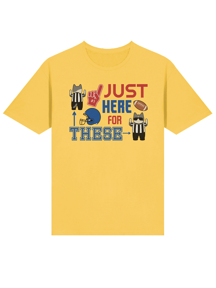 American Football Cat (JUST HERE FOR THESE - touchdown signals) - Unisex Adult Super Soft Lightweight T-shirt product image (1)