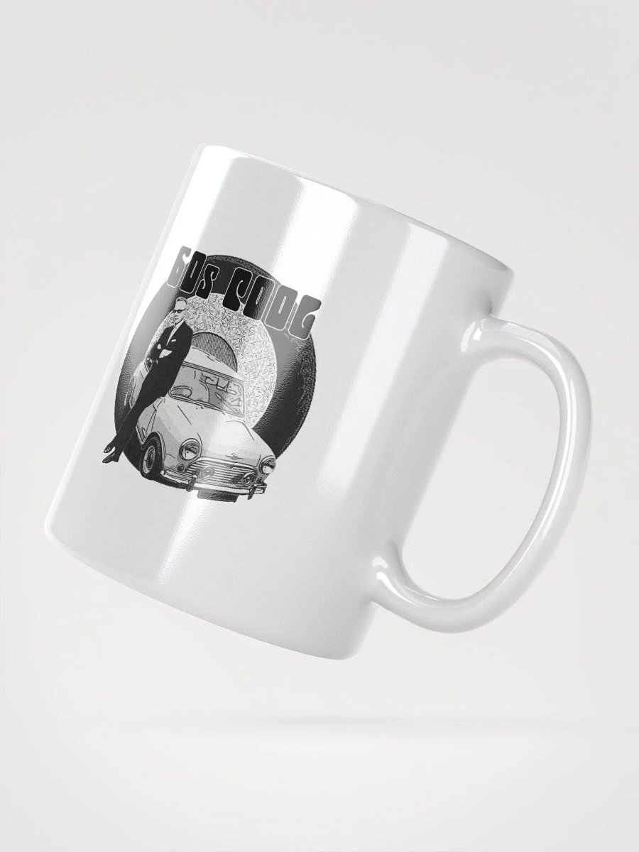 Sixties Cool Black, White & Grey Sketch Mug product image (4)