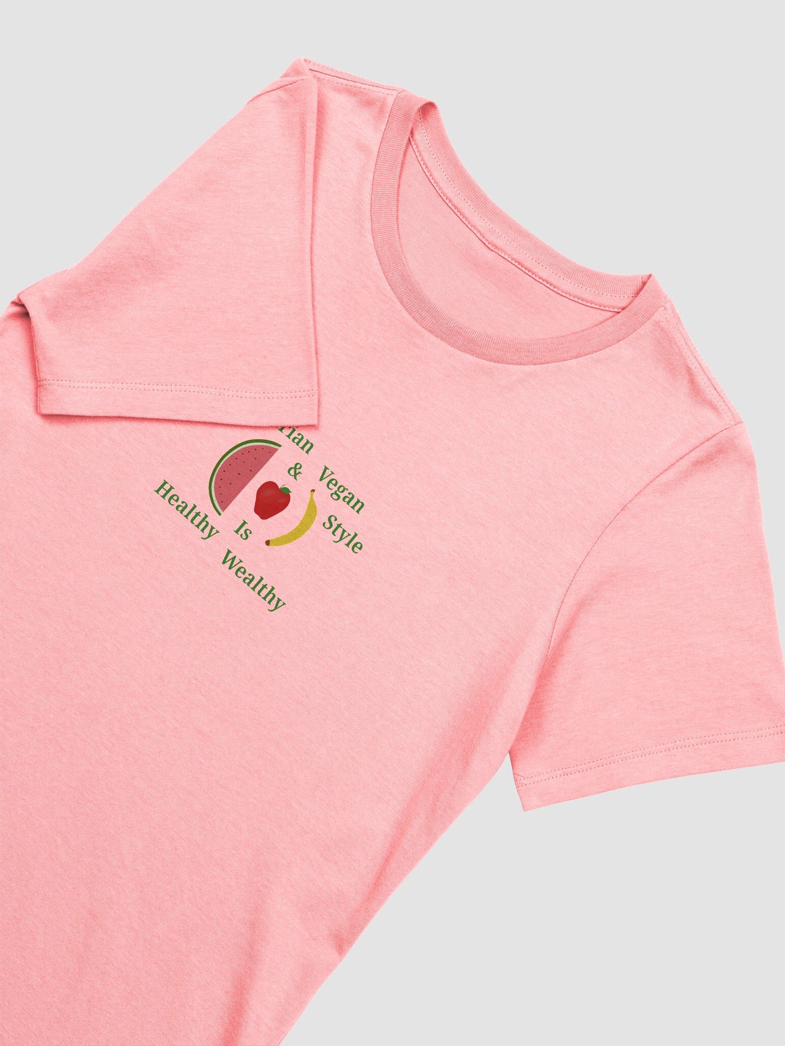 Healthy Wealthy Vegetarian & Vegan T-Shirt product image (5)