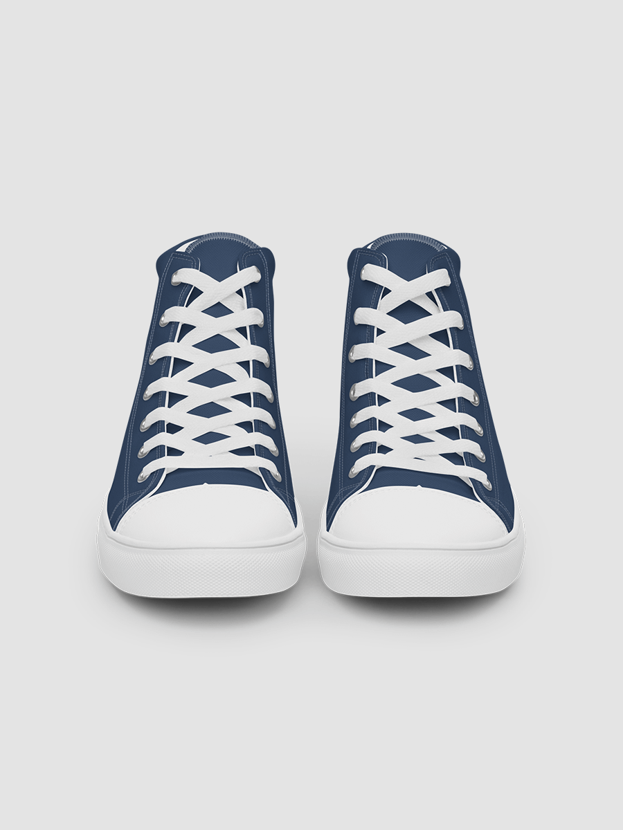 Women’s high top canvas shoes - Dark Blue product image (2)