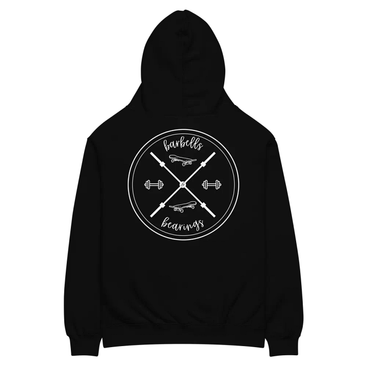 Barbells & Bearings X Emblem Unisex Hoodie product image (2)