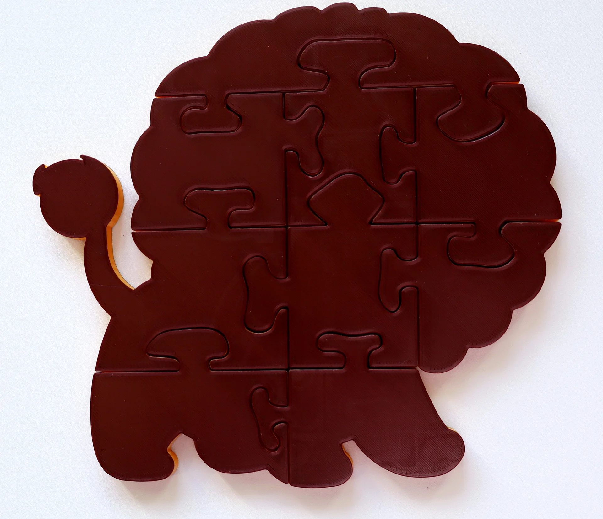 Lion 3D Printed Puzzle – A Roaring Good Time in Every Piece! product image (3)