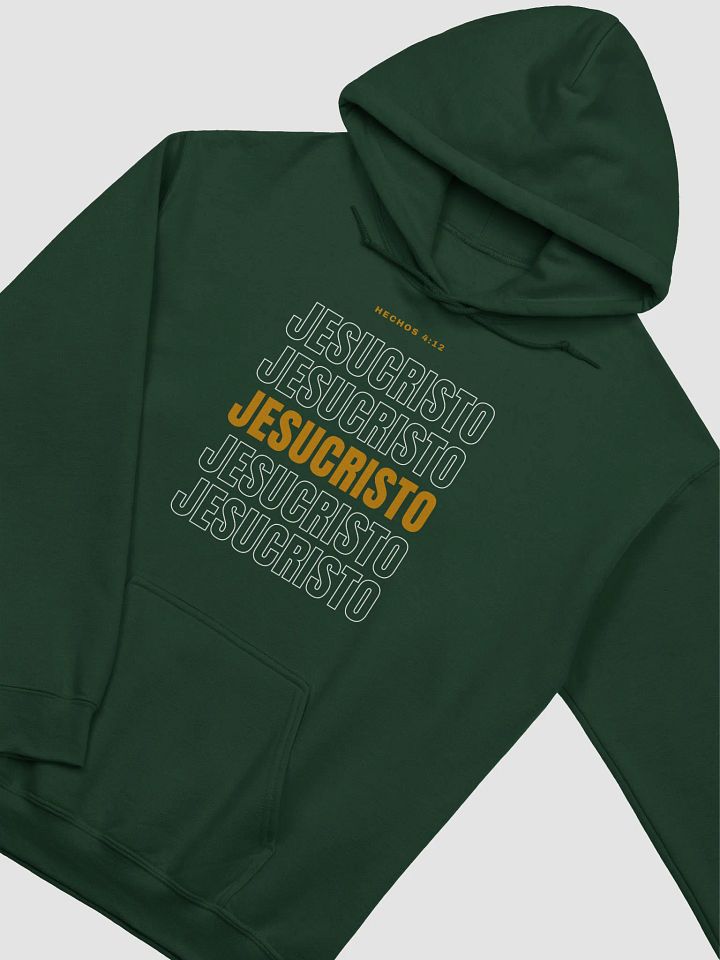 Sudadera Unisex Con Capucha | Hechos 4:12 Jesucristo product image (20)