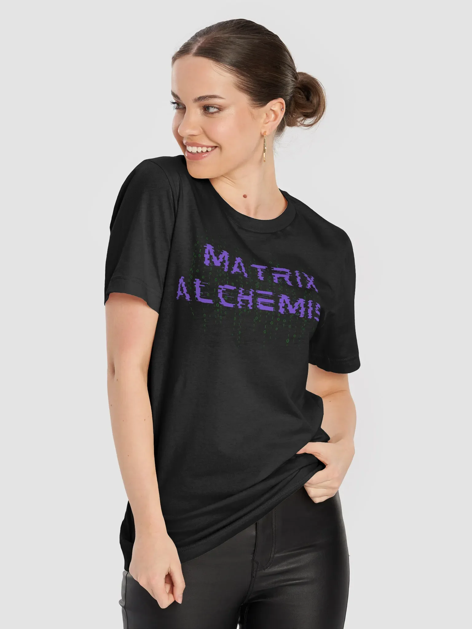 Matrix Code (Bella Canva tshirt) product image (8)