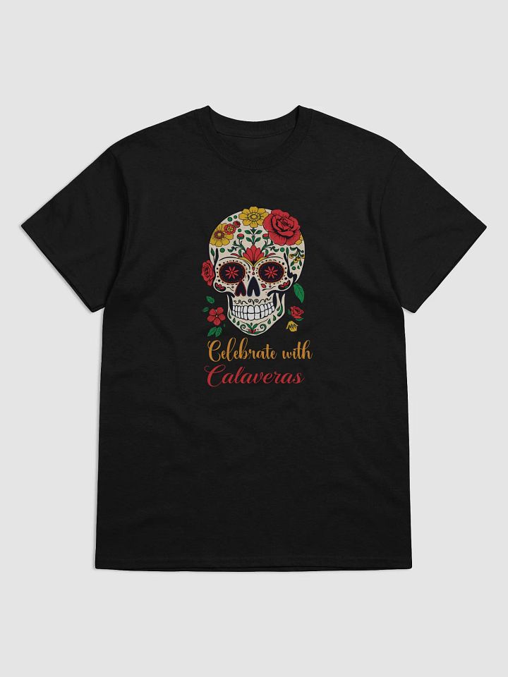 Celebrate with Calaveras Sugar Skull T-Shirt Sugar Skull T-Shirt product image (7)