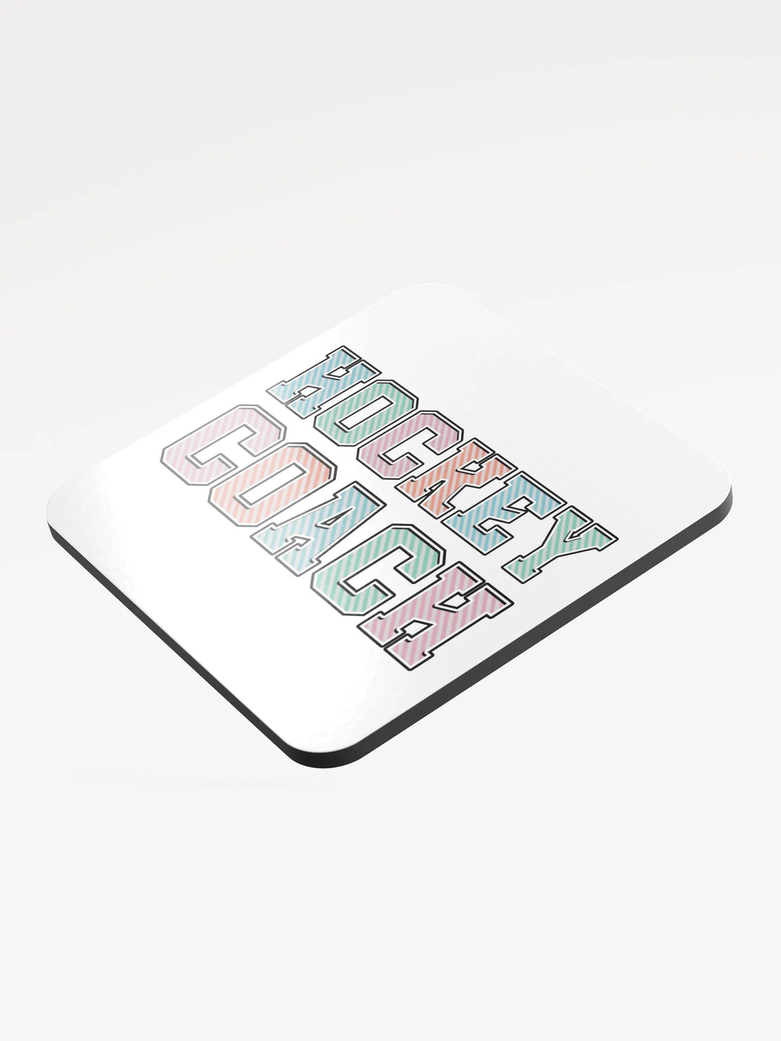 Hockey Coach Striped Cork Coaster product image (4)