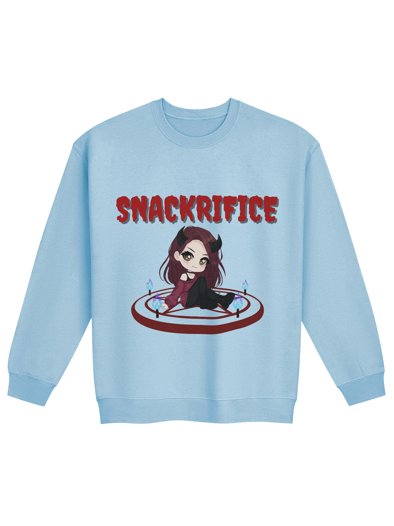 SNACKRIFICE Chibi Character Crewneck Sweatshirt product image (25)