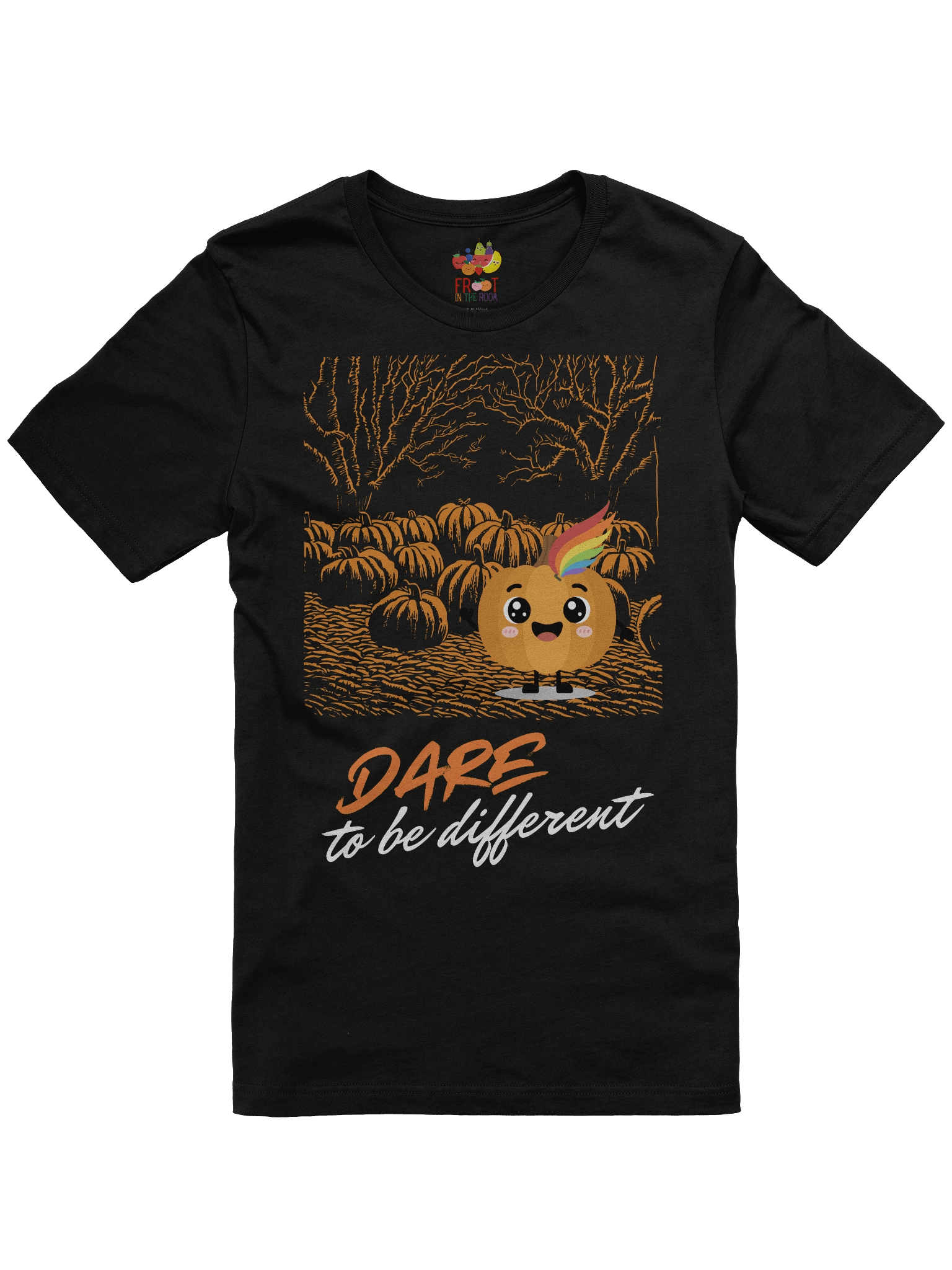 Dare to be Different Pride Pumpkin Tee (Unisex) product image (2)