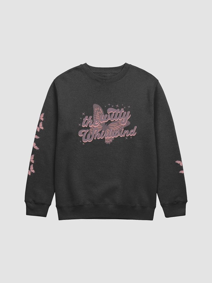 The Witty Whirlwind: Sparkling with Witty Words:Crewneck Sweatshirt product image (1)