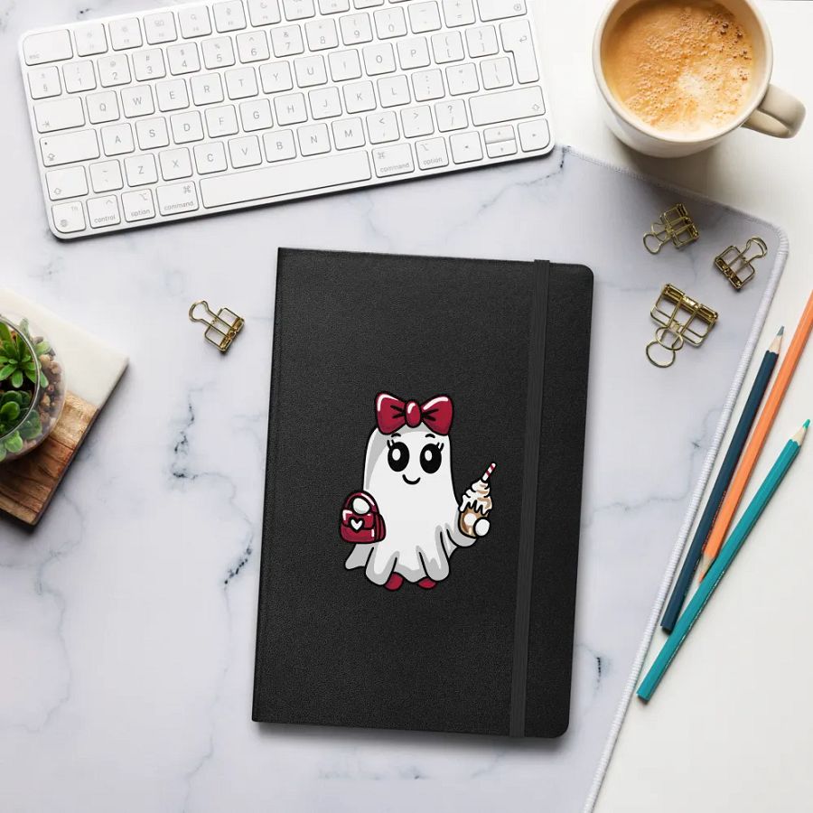Stylish Ghost Hardcover Bound Lined Notebook product image (9)