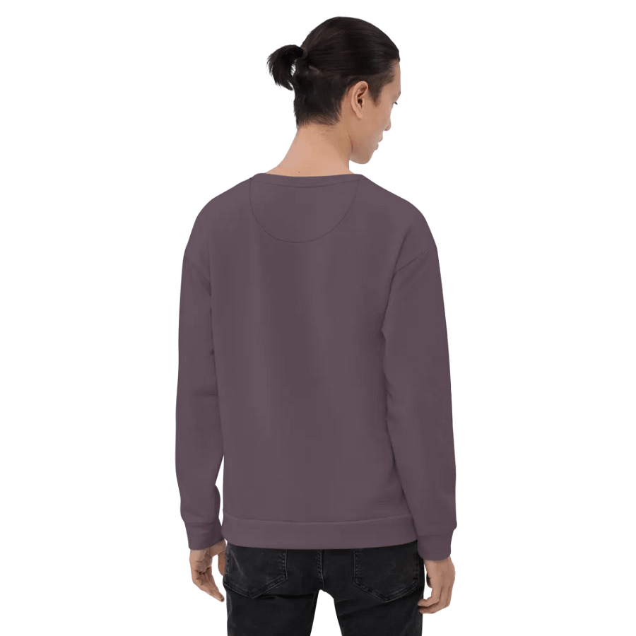 Plain Cool Purplish Brown Soft Summer Unisex Recycled Polyester Heavyweight Premium Sweatshirt by Treasure Pie product image (10)