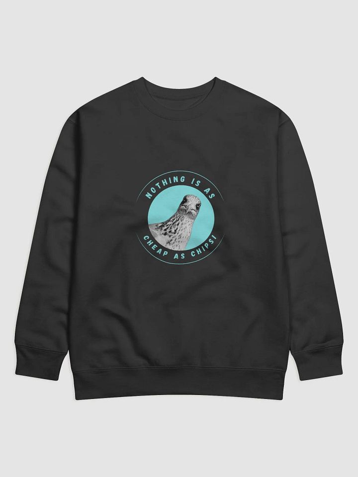 Gavin the Gull - Nothing is as Cheap as Chips Unisex Hoodie Sky Blue Design product image (4)