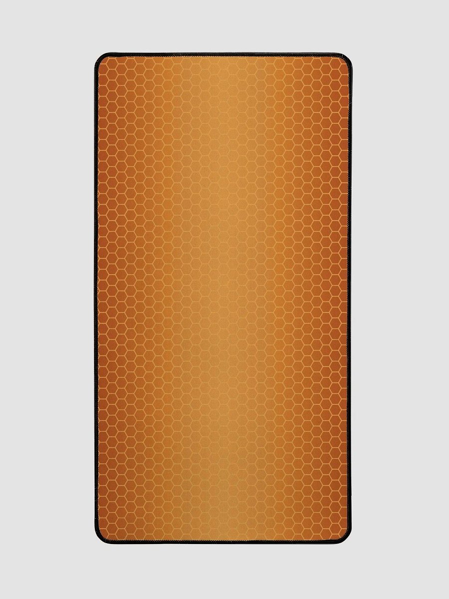 Warm Honeycomb Desk Mat product image (2)