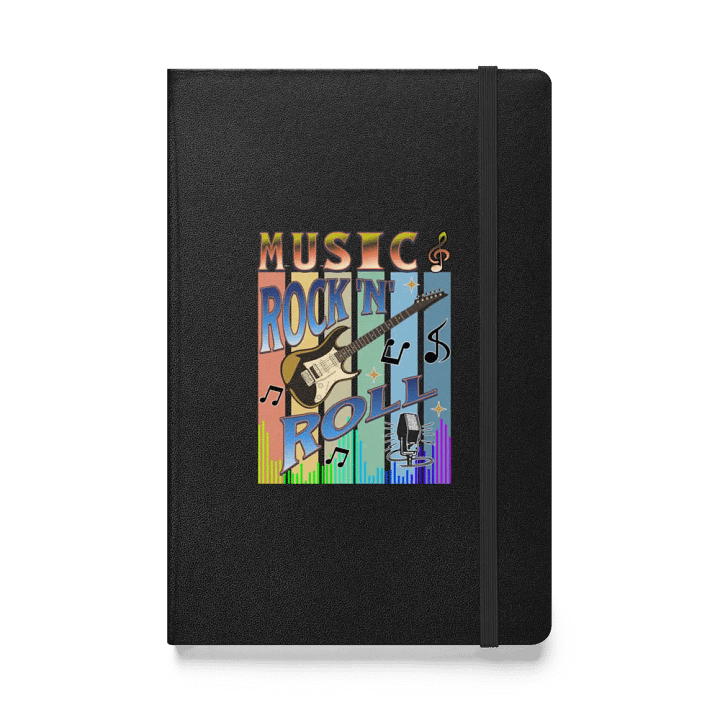 Music Rock N Roll Guitar Hardcover Journal product image (1)
