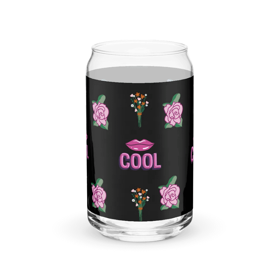 Rose & Lips Can-Shaped Glass product image (1)
