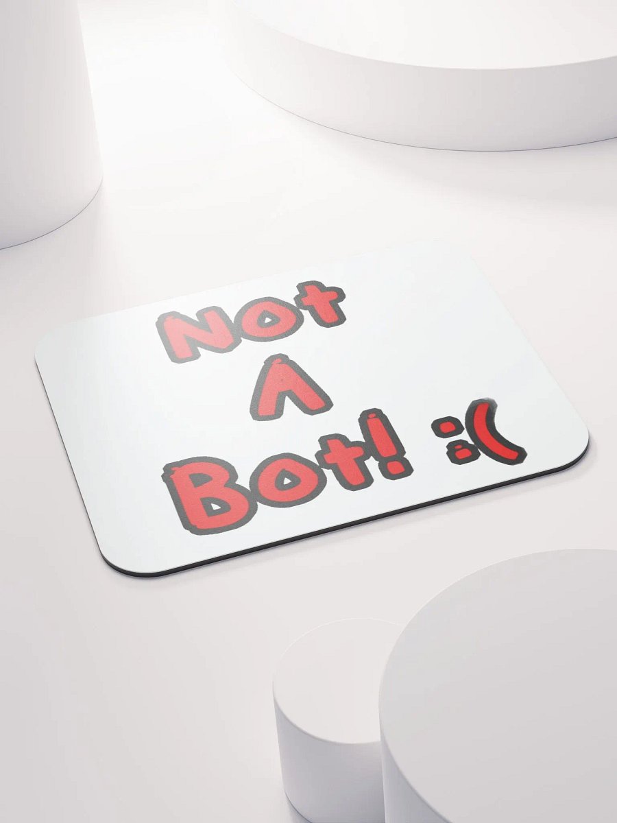Not a Bot Mouse pad product image (4)