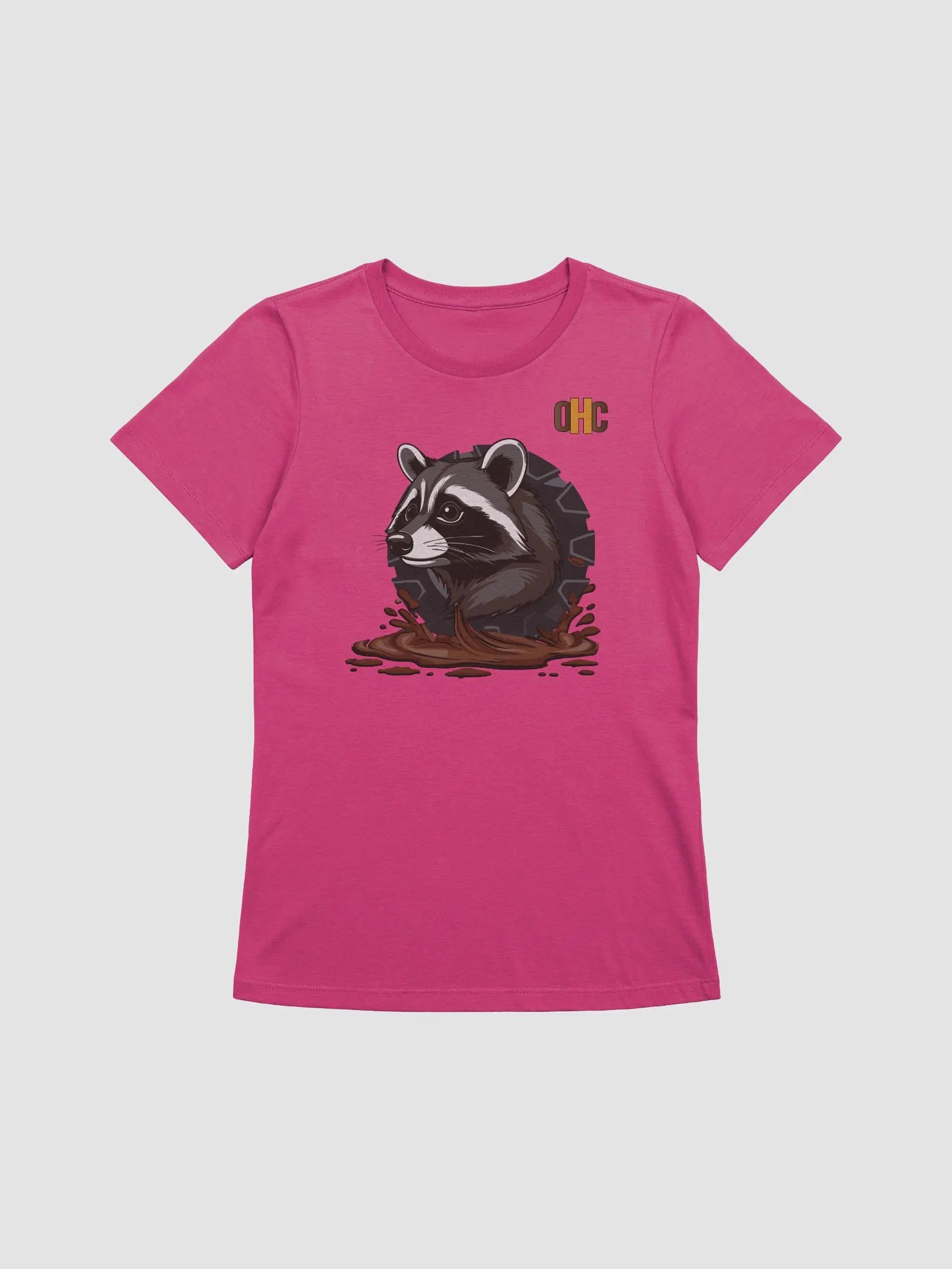 The Trail Trickster (Raccoon) - Bella+Canvas Women's Supersoft Relaxed-fit T-Shirt product image (5)