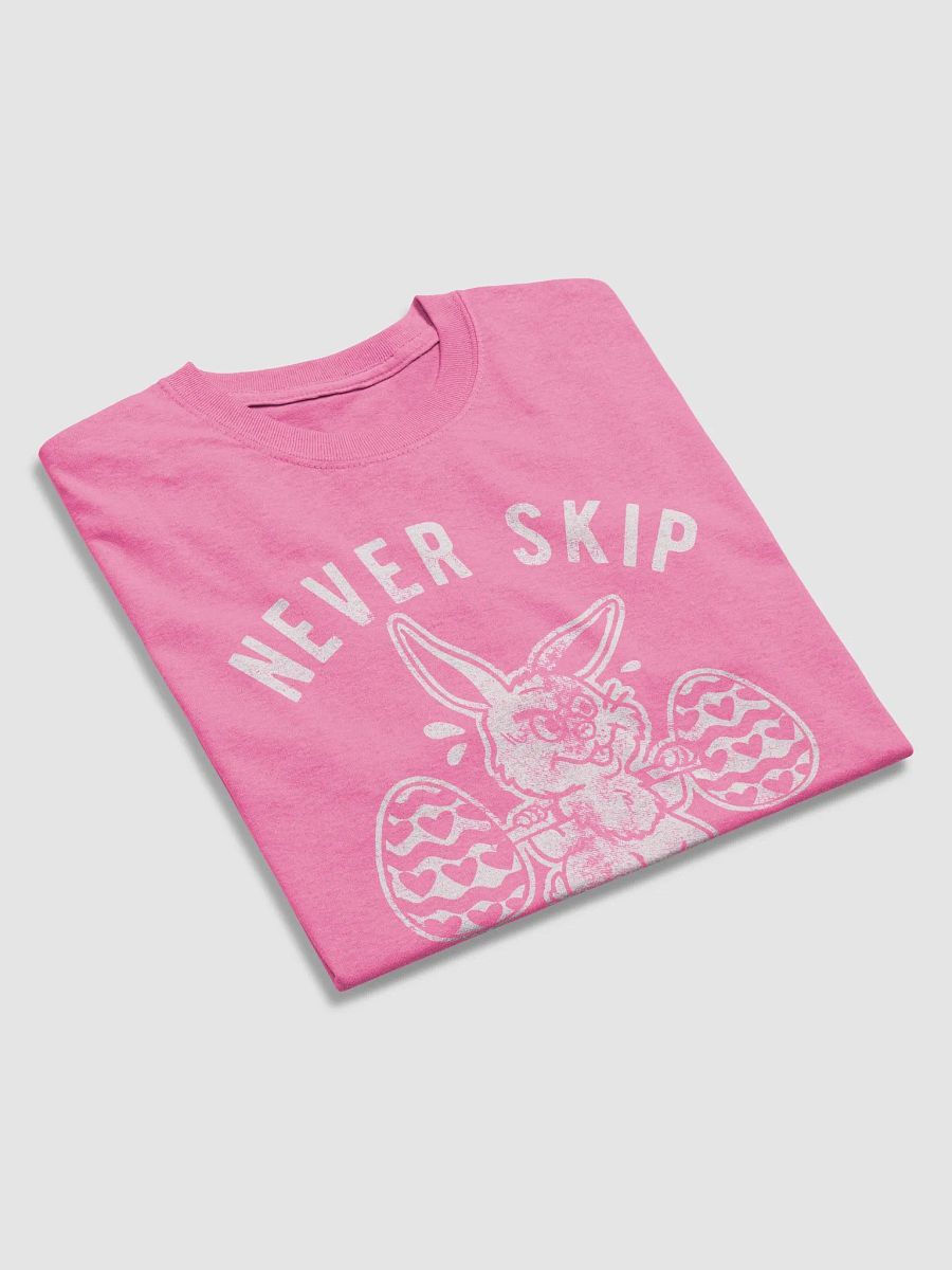HOT Mens Never Skip Egg Day T Shirt Funny Easter Bunny Work Out Joke Novelty Tee For product image (3)