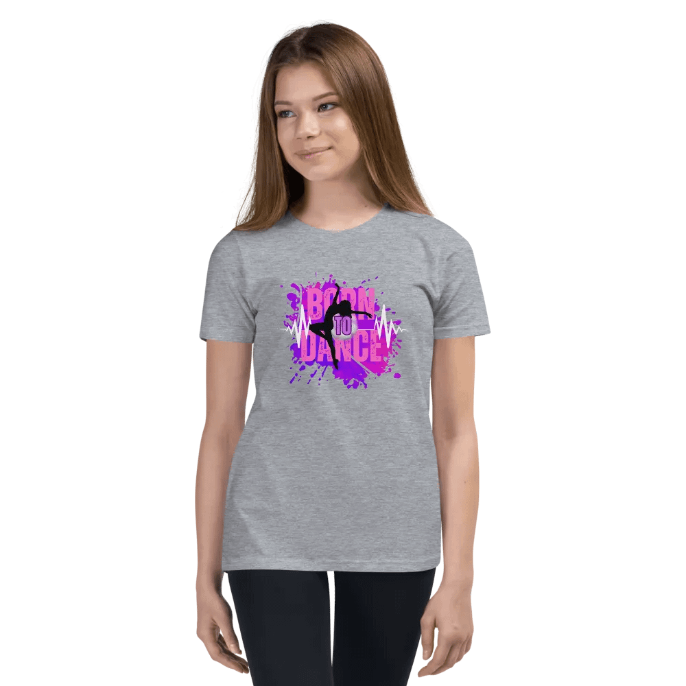 Born to Dance Her Silhouette Dynamic Dance Youth T-Shirt product image (1)