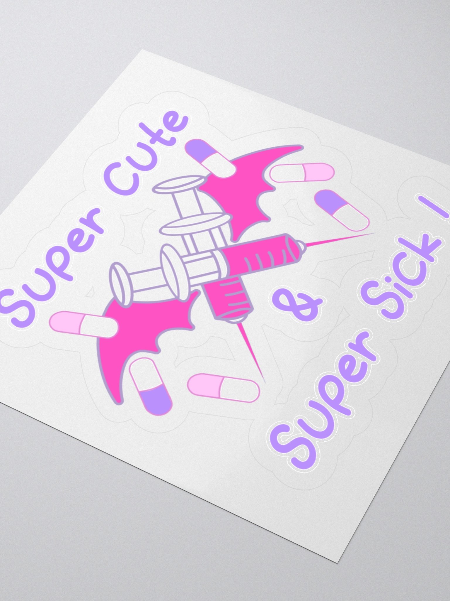Super Cute & Super Sick Sticker product image (8)